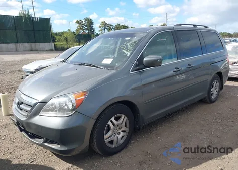 2007 Honda Odyssey Ex-L z USA, uszkodzony, nr VIN 5FNRL38697B420439
